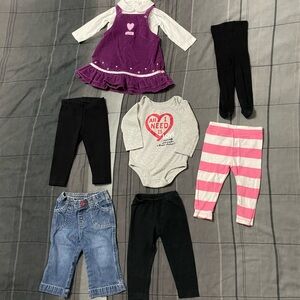 Baby girl 6-9 month winter bundle
